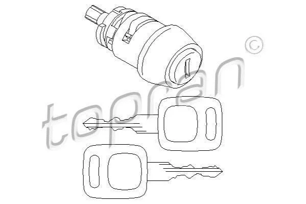 <strong>Циліндр замка TOPRAN 107090 (фото 1)</strong>