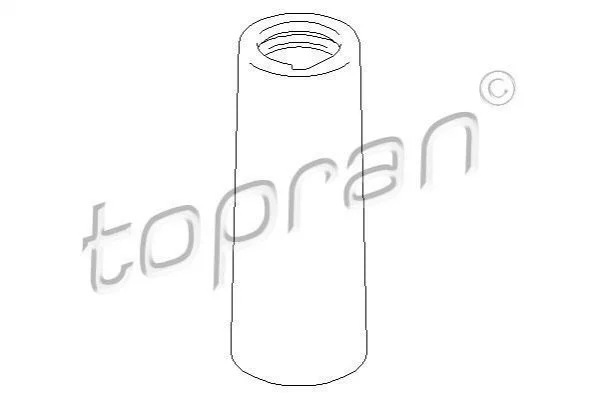 <strong>Пильник амортизатора (Термопласт.162 мм) TOPRAN 107649 (фото 1)</strong>