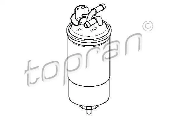 <strong>Фильтр топливный TOPRAN 107725 (фото 1)</strong>