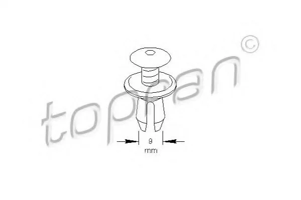 <strong>Пружинный зажим TOPRAN 108802 (фото 1)</strong>