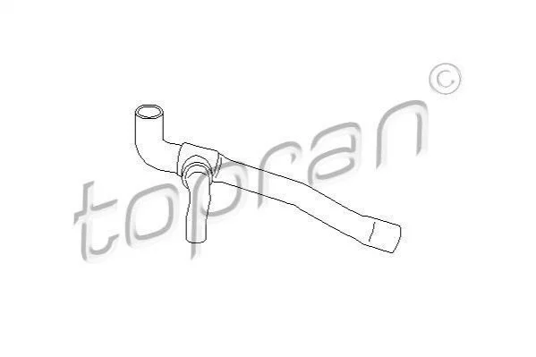 <strong>Шланг радіатора (система охолодження) TOPRAN 109009 (фото 1)</strong>