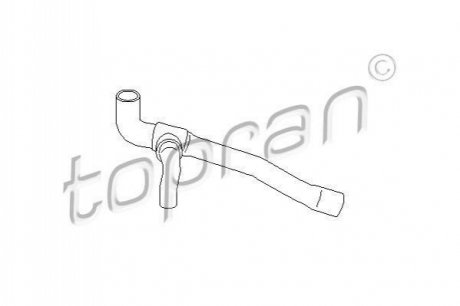 Шланг радиатора (система охлаждения) TOPRAN / HANS PRIES 109009