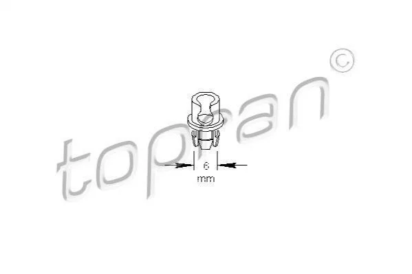 <strong>Пружинный зажим TOPRAN 109 034 (фото 1)</strong>