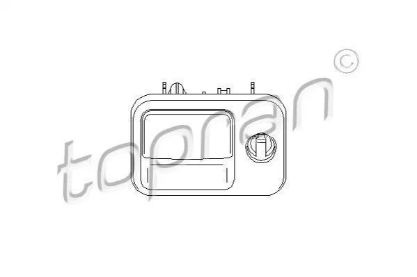 <strong>Замок ящика для речей TOPRAN 109077 (фото 1)</strong>