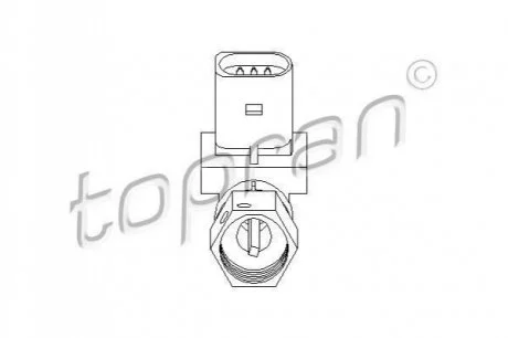 Датчик для Audi, Volkswagen, Seat, Skoda TOPRAN 109750 фото товару