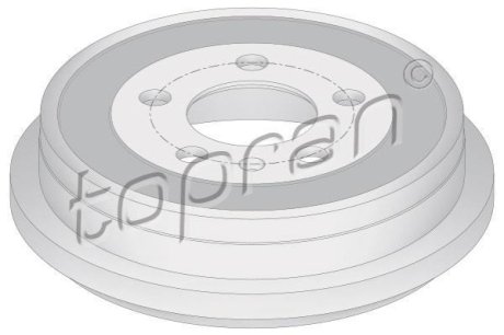 Купити Барабан гальмівний TOPRAN / HANS PRIES 110 039 за низькою ціною в Україні (фото 1)