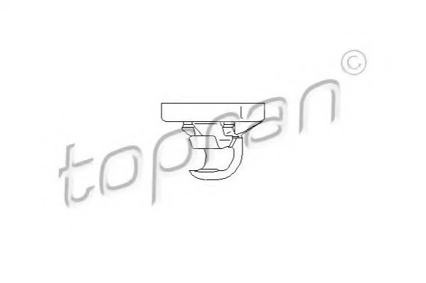 <strong>Тримач сонцезахисного козирка TOPRAN 111089 (фото 1)</strong>