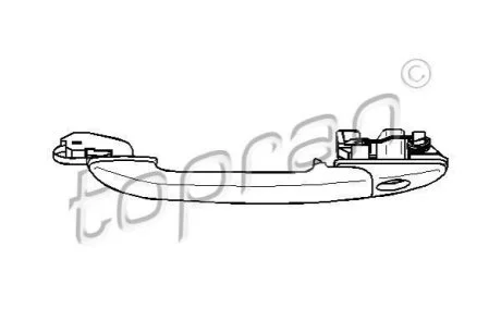 Ручка дверна для Volkswagen TOPRAN 111277 фото товару