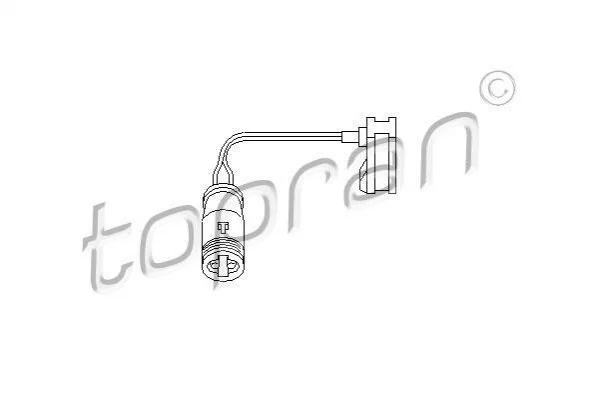 <strong>Датчик зносу гальмівних колодок TOPRAN 112102 (фото 1)</strong>