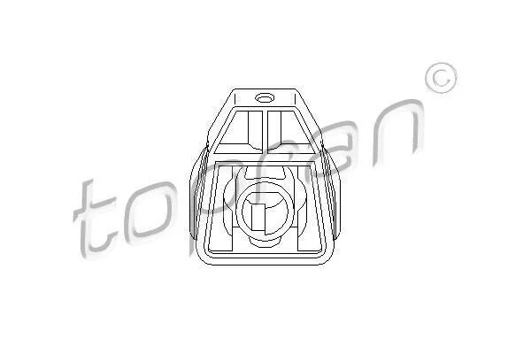 <strong>Кріплення радіатора Верх Лів/Прав SEAT CORDOBA, IBIZA III SKODA FABIA I, FABIA I PRAKTIK VW FOX, POLO, POLO IV 1.0-2.0 08.99-04.12 TOPRAN 112 414 (фото 1)</strong>
