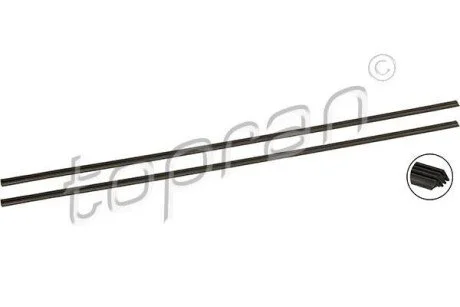 Резинка склоочисника VAG для TOPRAN 115281 фото товару