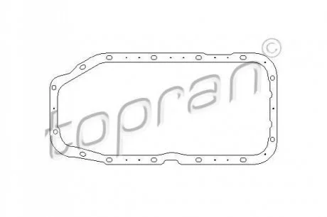 Прокладка піддону для Opel TOPRAN 201314 фото товару