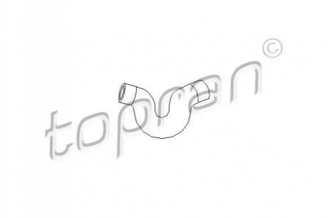 Шланг радіатора (система охолодження) для Opel TOPRAN 205711 фото товару