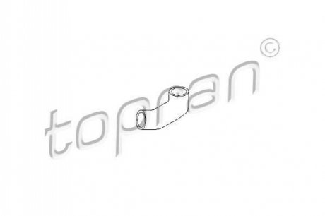 Шланг радиатора TOPRAN / HANS PRIES 205720 (фото 1)