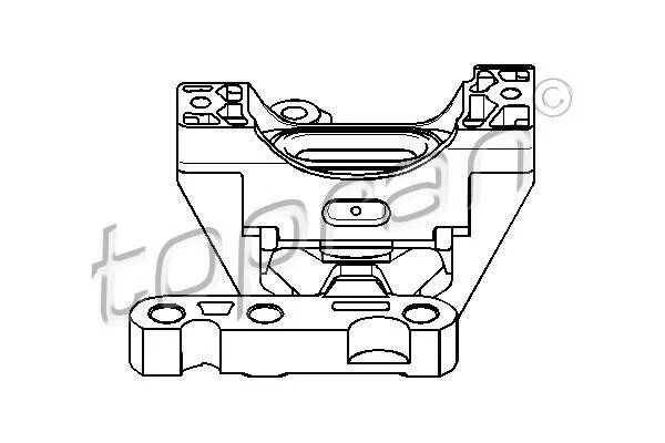 <strong>Подушка двигуна передн Прав, гумово-металев. OPEL SIGNUM, VECTRA C, VECTRA C GTS 2.0D/2.2D 04.02-06.08 TOPRAN 206 572 (фото 1)</strong>