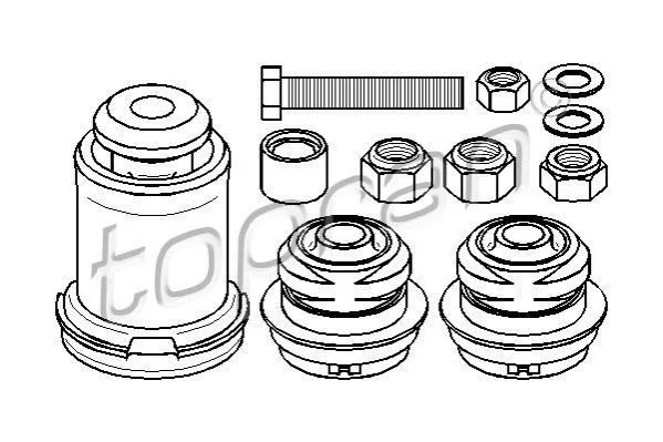 <strong>Ремкомплект важеля передн Лів/Прав MERCEDES S (C140), S (W140) 2.8-5.0 02.91-12.99 TOPRAN 400 050 (фото 1)</strong>