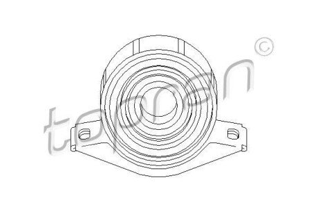 Пiдшипник пiдвiсний MERCEDES TOPRAN / HANS PRIES 400080 фото товара