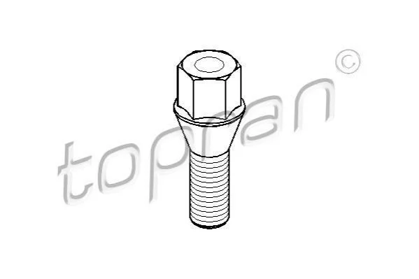 <strong>Болт колісний TOPRAN 501 536 (фото 1)</strong>
