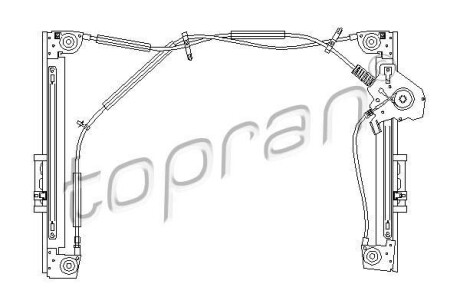 Склопідйомник TOPRAN / HANS PRIES 501832 фото товару