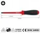 <strong>Викрутка хрестова PH2 x 100mm ізольована (1000V) Toptul FBEB0210 (фото 4)</strong>