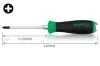 <strong>Викрутка хрестова PH1 x 75mm (з шестигранником ударна)) Toptul FBGB0108 (фото 4)</strong>