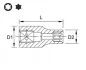 <strong>Набір головок TORX 1/2" E10-E24 7ед.(звезда Давида) Toptul GAAG0704 (фото 3)</strong>