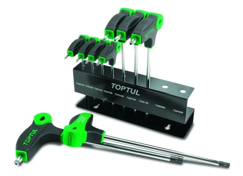 <strong>Набір ключів TORX із ручкою L-обр. T10-T50 9од. Toptul GAAX0901 (фото 1)</strong>