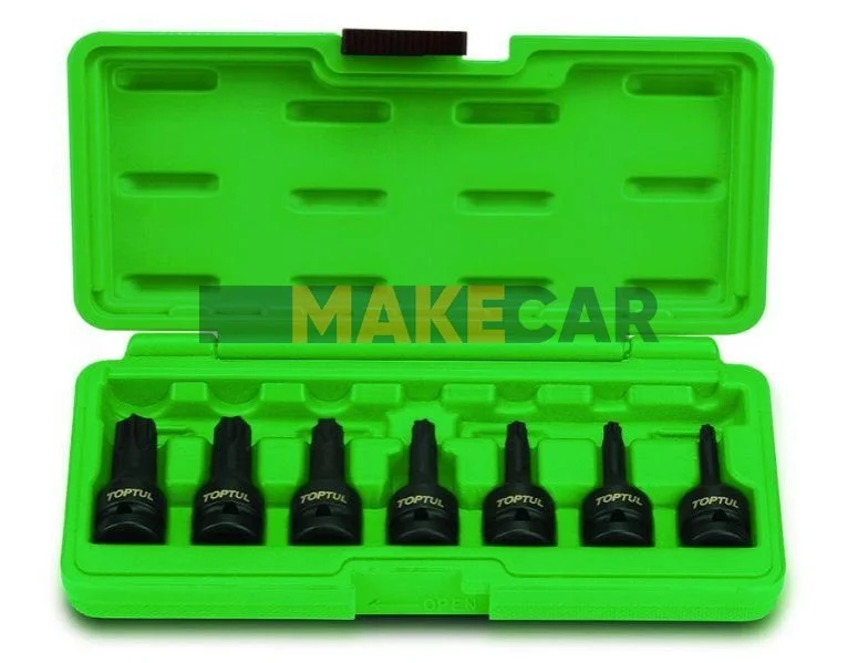 <strong>Набір головок TORX 1/2" 7 од Toptul GDAI0701 (фото 1)</strong>