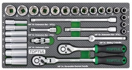Набір інструмента 3/8" 30 од для Toptul GEA3005 фото товару