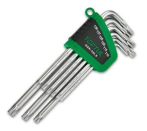 <strong>К-кт зіркоподібних ключів TORX Toptul GSN09LS (фото 1)</strong>