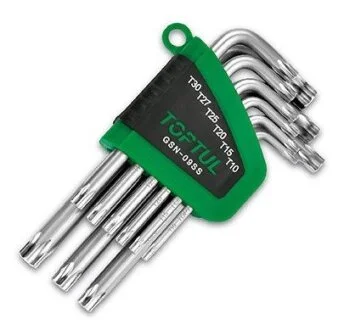 К-кт зіркоподібних ключів TORX для Toptul GSN09SS фото товару