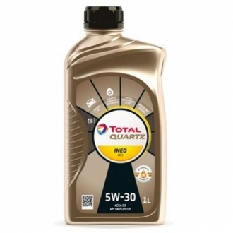 Моторное масло Quartz Ineo MC3 5W-30 синтетическое 1 л TOTAL 166254