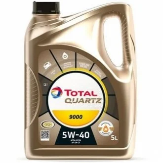 Моторна олива Total Quartz 9000 5W-40, 5л для Dacia, Renault, Mercedes, Nissan, Smart TOTAL 173574 фото товару