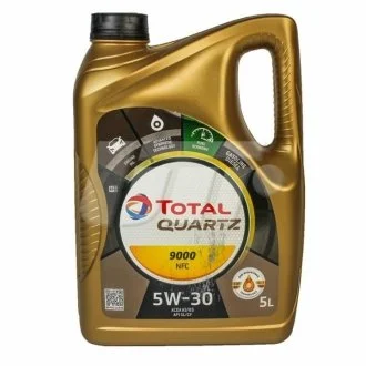 Моторна олива Total Quartz 9000 Future NFC 5W-30 синтетична 5 л для Nissan, Infiniti, Jeep, Alpina, Mazda TOTAL 183199 фото товару