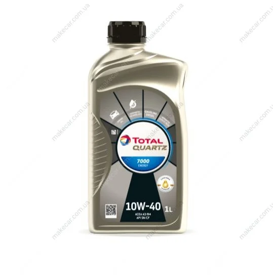 <strong>Моторна олива Total Quartz 7000 Energy 10W-40 напівсинтетична 1 л TOTAL 203705 (фото 1)</strong>
