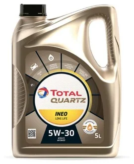 Масло моторное QUARTZ INEO LONGLIFE 5W-30 5л для TOTAL 213819 фото товара