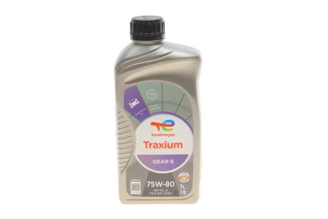 Олива трансмісійна TRANSMISSION GEAR 8 75W-80 1л для TOTAL 214082 фото товару