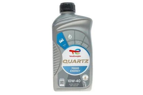 Олива моторна Quartz 7000 Energy 10W40 (1 Liter) для TOTAL 214112 фото товара