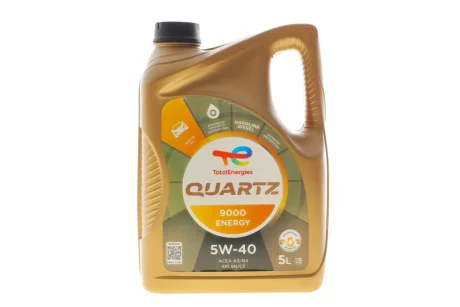 Олива моторна QUARTZ 9000 ENERGY 5W-40 5л для TOTAL 216609 фото товару