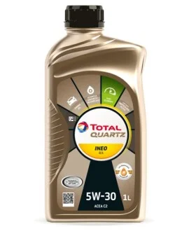 Моторна олива Total Quartz Ineo ECS 5W-30 синтетична 1 л для TOTAL 216633 фото товару