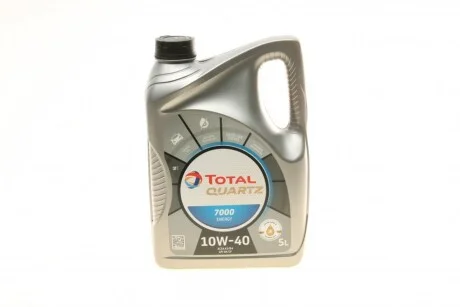 Масло моторное QUARTZ 7000 ENERGY 10W-40 5л для TOTAL 216678 фото товара