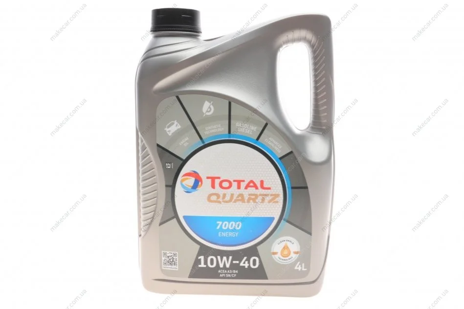 <strong>Моторное масло Total Quartz 7000 Energy 10W-40 полусинтетическое 4 л TOTAL 216679 (фото 1)</strong>
