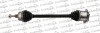 <strong>Піввісь лів. з ABS L=593,5mm, 38 зуб. AUDI A4 -08, SEAT EXEO ST 2.0 TDI 09-13 TRAKMOTIVE 30-0067 (фото 1)</strong>