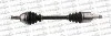 <strong>CITROEN піввісь лів. L=590,5mm L2=631mm 22/21 зуб. ZX (N2) 1.4 i 91-97 TRAKMOTIVE 30-0182 (фото 1)</strong>