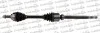 <strong>CITROEN піввісь прав L=972,5mm 28/37 зуб. C6 2.2 HDi 06-12 TRAKMOTIVE 30-0227 (фото 1)</strong>