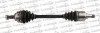 <strong>CITROEN Полуось лев L=618mm L=657mm 25/24 зуб. C3 II 1.6 HDi 115 12-, DS4 1.6 THP 155 11-15, PEUGEOT 2008 I 1.6 HDi 13- TRAKMOTIVE 30-0232 (фото 1)</strong>