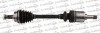 <strong>CITROEN піввісь лів. L=629,5mm 25/24 зуб. Berlingo,Xsara,ZX,Peugeot 305 TRAKMOTIVE 30-0260 (фото 1)</strong>
