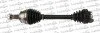<strong>FIAT піввісь лів. L=508,5mm 25 зуб. GRANDE PUNTO 1.3 D Multijet 05-10 TRAKMOTIVE 30-0358 (фото 1)</strong>