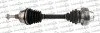<strong>VW піввісь з ABS 505mm, 38 зуб. SHARAN 95-, SEAT ALHAMBRA 2.0 i 96-10, FORD GALAXY I 1.9 TDI 95-06 TRAKMOTIVE 30-0409 (фото 1)</strong>