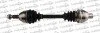 <strong>OPEL Полуось правая 570mm 33/34зуб. Astra H 1.3CDTi,Zafira B 2.2 05- TRAKMOTIVE 30-0491 (фото 1)</strong>